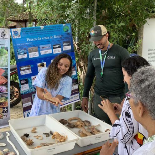 BAMIN participa de ação de incentivo à biologia marinha promovida pela PROEX-UESC