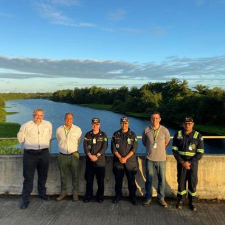 Capitão dos Portos da Bahia visita obras do Porto Sul