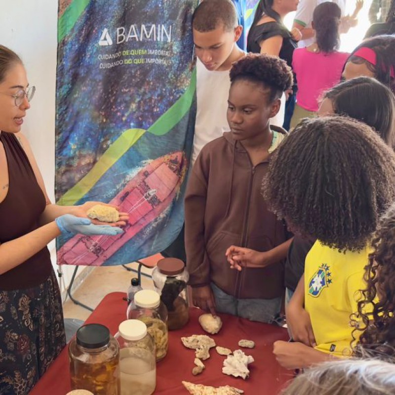 Estudantes participam de ação de educação ambiental sobre fauna silvestre em Serra Grande
