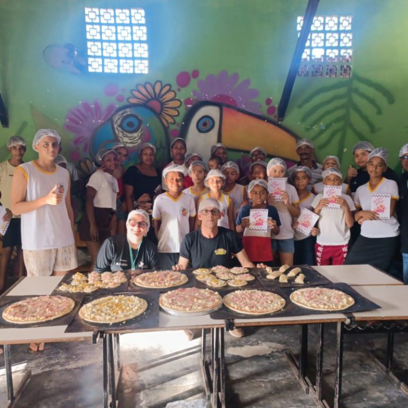 BAMIN realiza curso para produção de mini pizzas em Castelo Novo