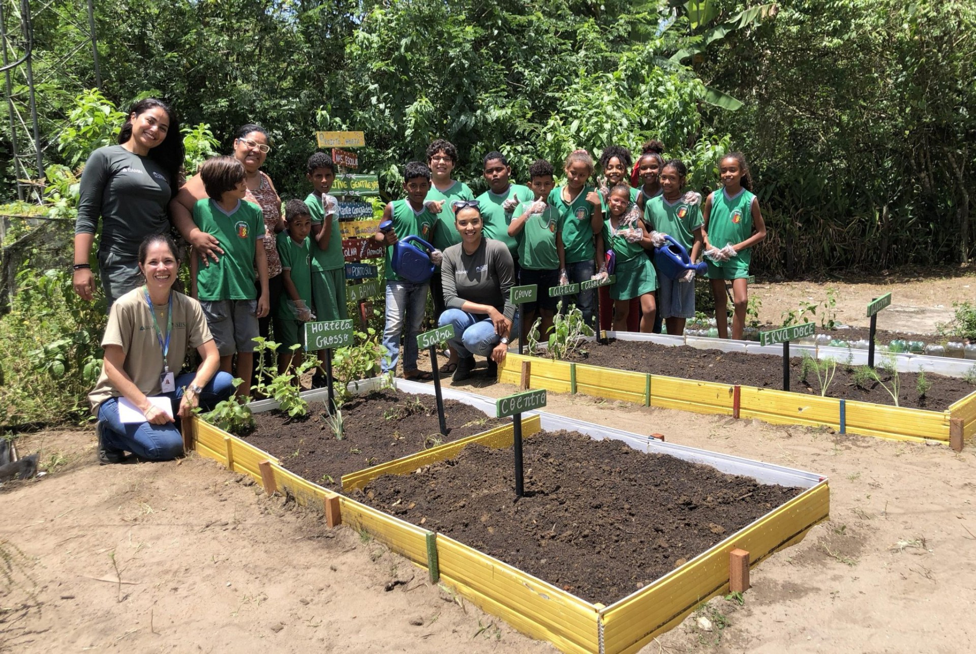 BAMIN promove ação de educação ambiental em Sambaituba
