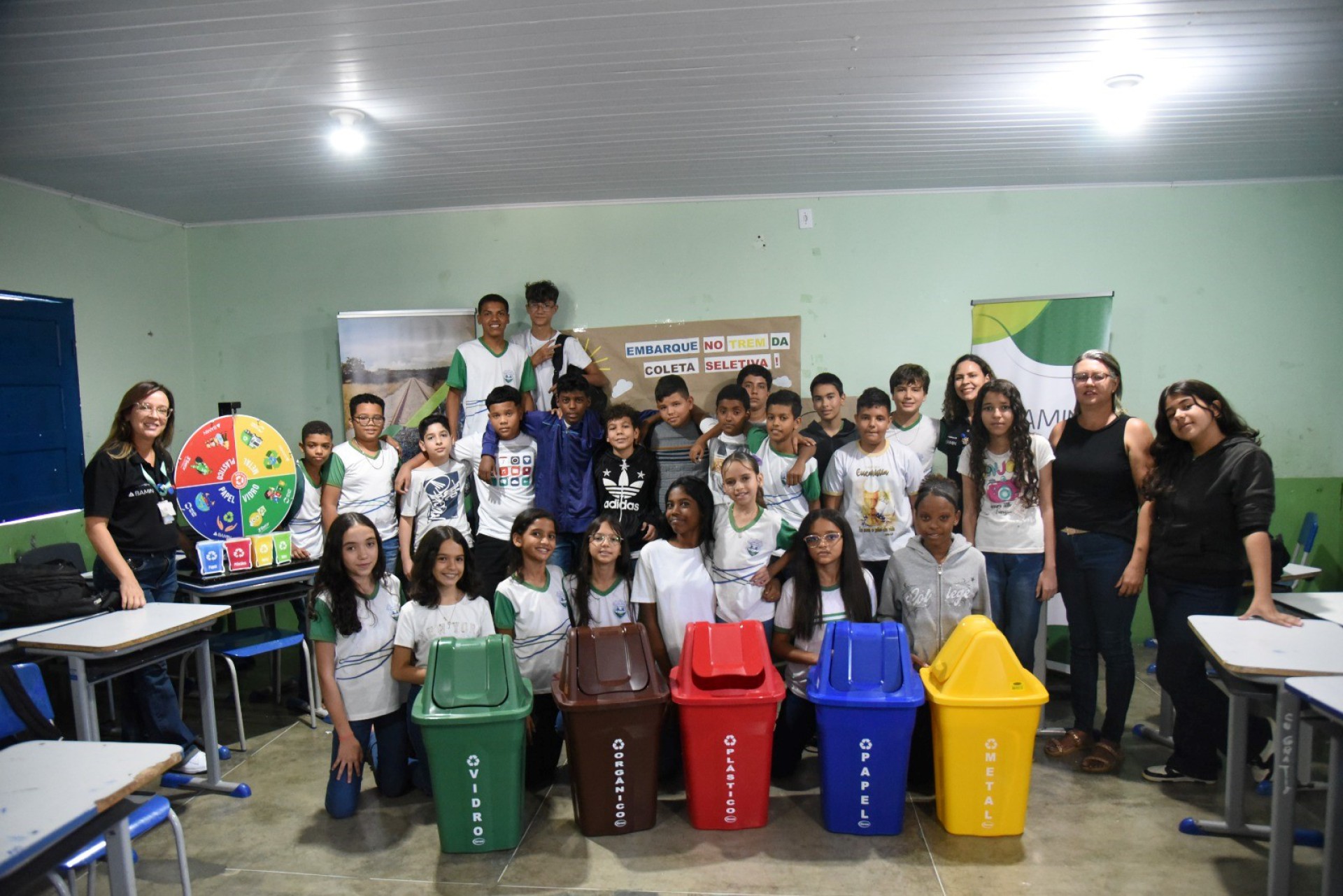 Estudantes de Brejinho das Ametistas aprendem sobre mudanças climáticas com projeto da BAMIN
