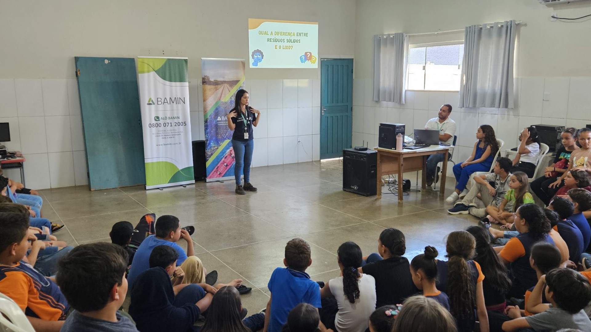 Projeto da BAMIN que promove educação ambiental nas escolas inicia novo ciclo