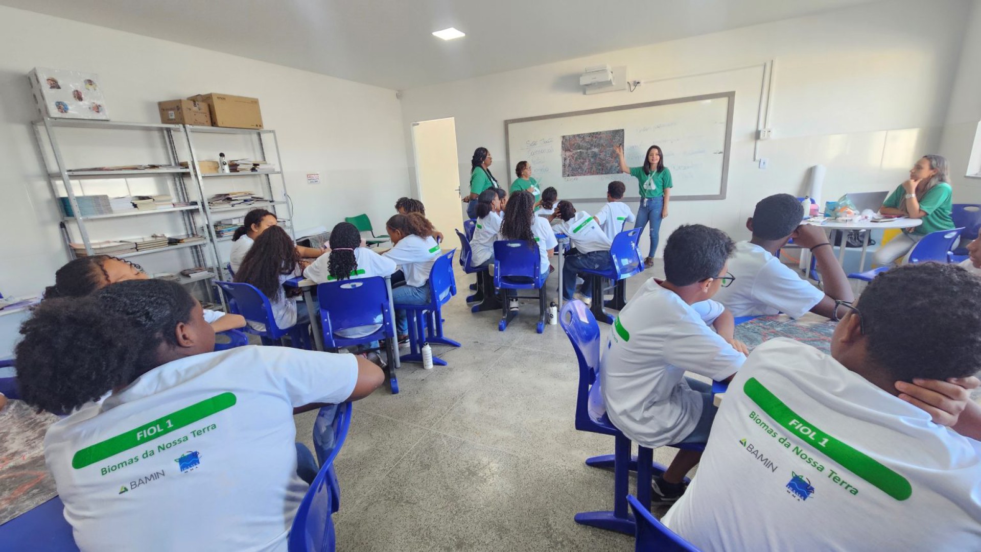 BAMIN leva projeto Biomas da Nossa Terra a escolas públicas com oficinas sobre cultura e sustentabilidade