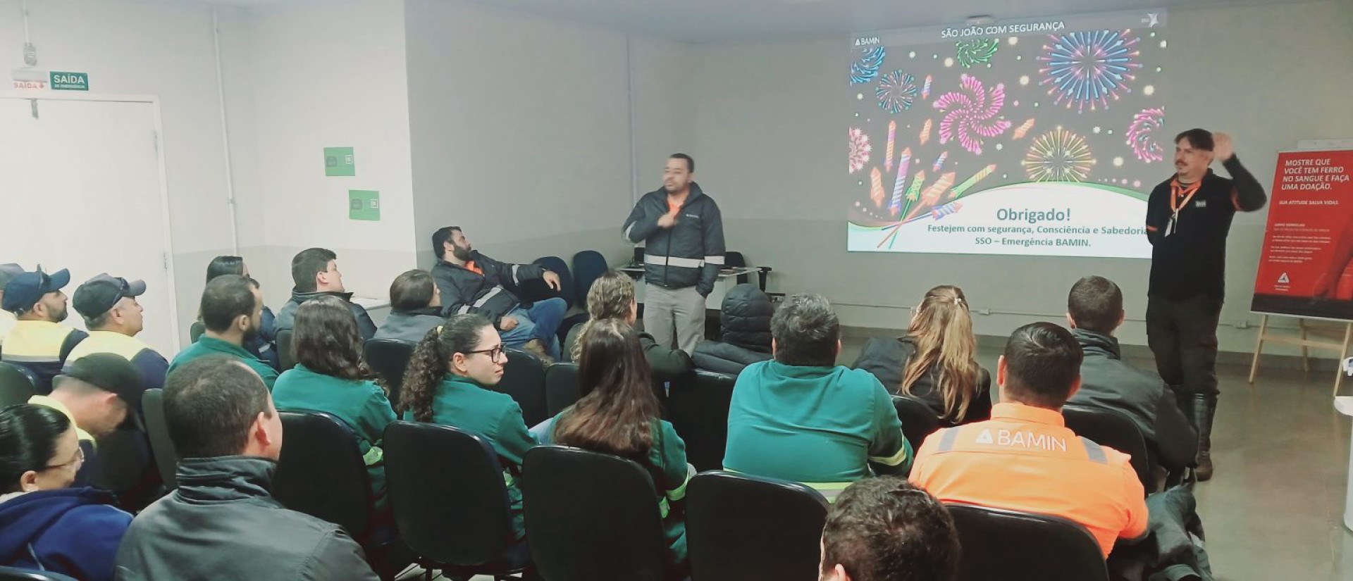 BAMIN realiza campanhas de conscientização contra queimadas e de incentivo à doação de sangue
