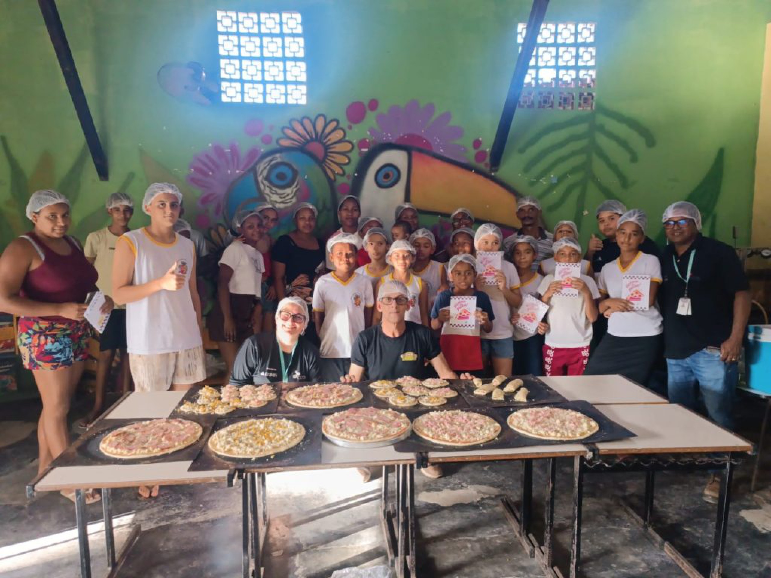 BAMIN realiza curso para produção de mini pizzas em Castelo Novo