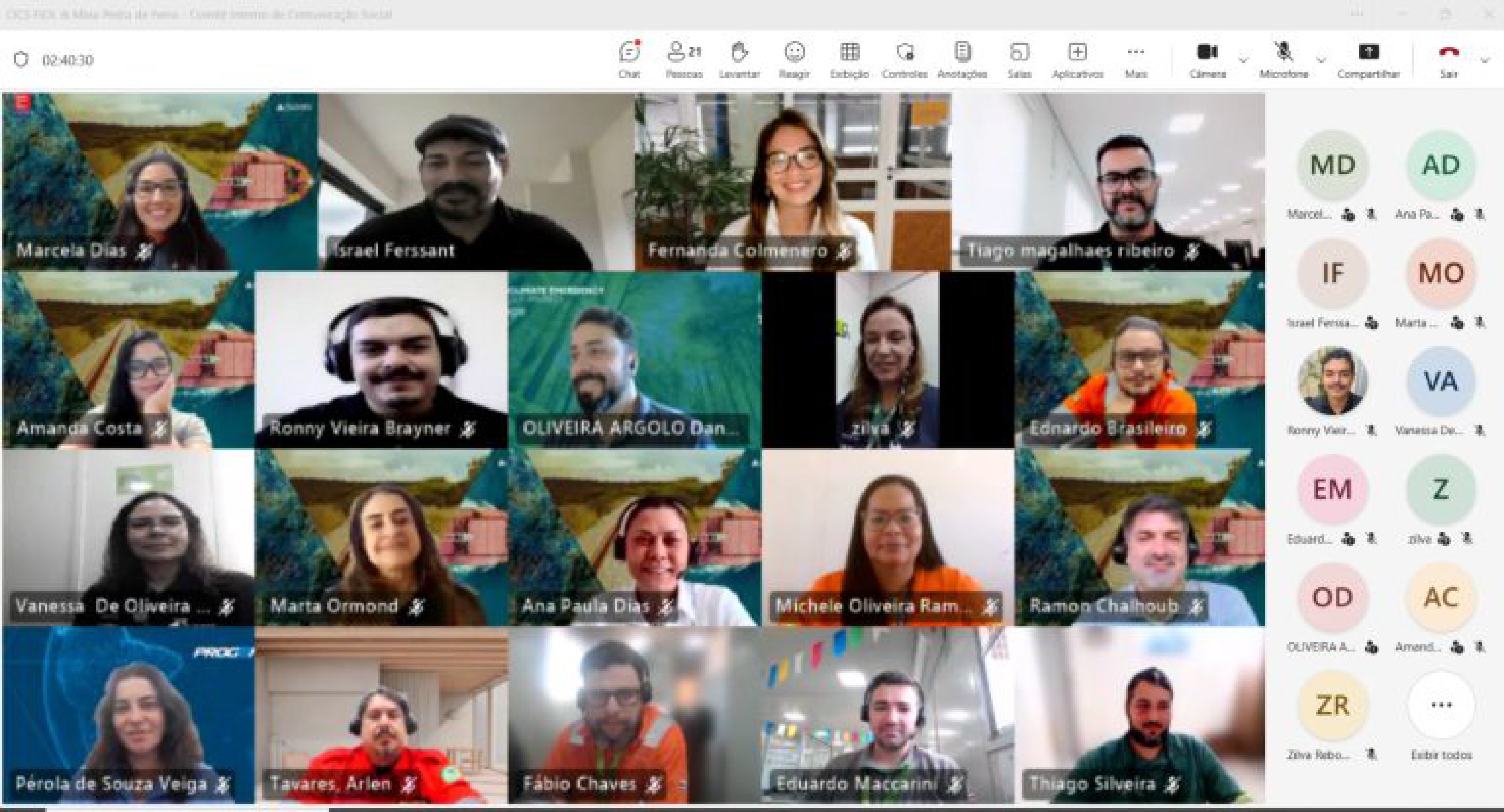 BAMIN promove Comitê de Comunicação Social e fortalece a integração entre as equipes da Ferrovia e da Mina Pedra de Ferro